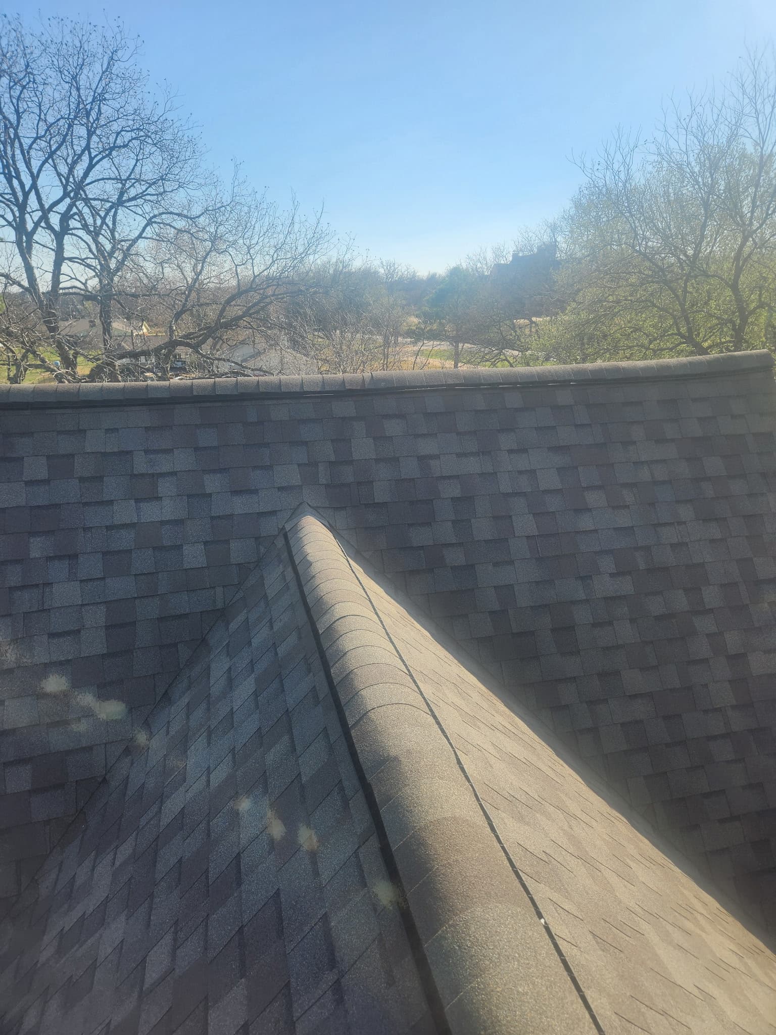 Moonman Contracting recent shingle replacement project